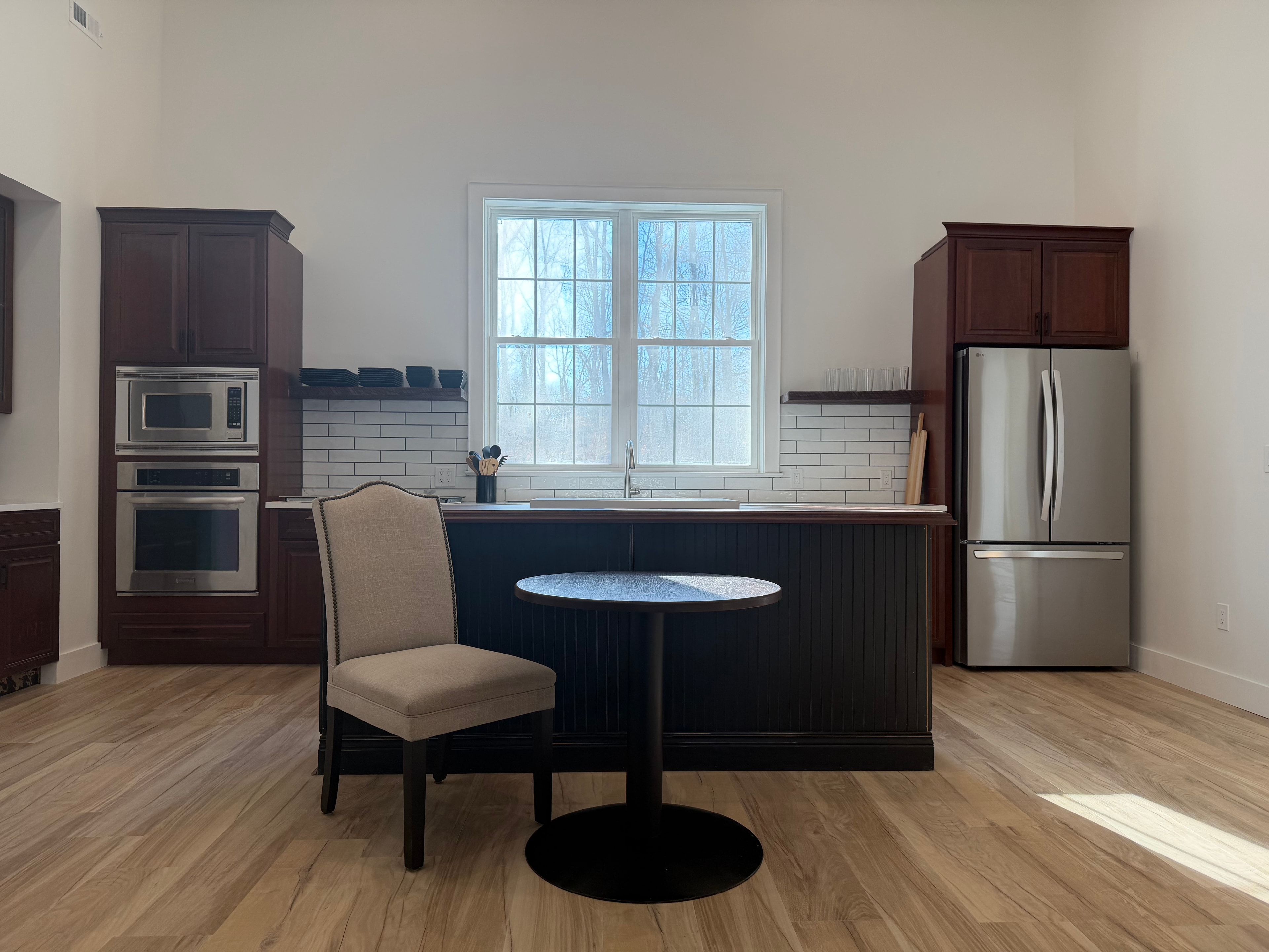 Furnished room at Newburg Heights Suites